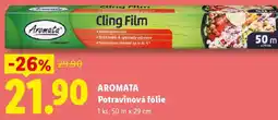 Lidl AROMATA Potravinová fólie nabídka