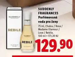 Lidl SUDDENLY FRAGRANCES Parfémovaná voda pro ženy nabídka