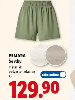 Lidl ESMARA Šortky nabídka