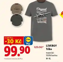 Lidl LIVERGY Triko nabídka