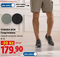 Lidl ESMARA MEN Cargo kraťasy nabídka