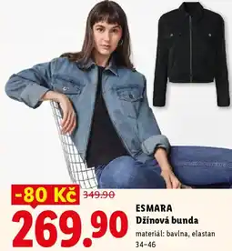 Lidl ESMARA Džínová bunda nabídka
