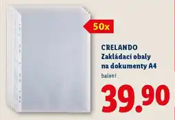 Lidl CRELANDO Zakládací obaly na dokumenty A4 nabídka
