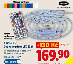 Lidl LIVARNO Světelný pásek LED 12 W nabídka
