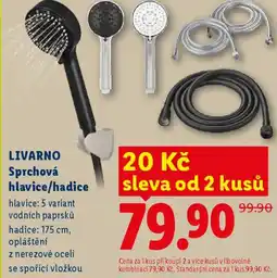 Lidl LIVARNO Sprchová hlavice/hadice nabídka