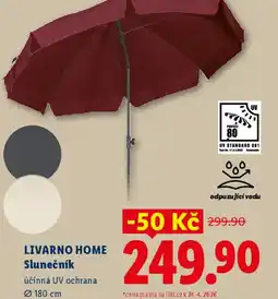 Lidl LIVARNO HOME Slunečník nabídka