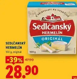 Lidl Sedlčanský hermelín nabídka