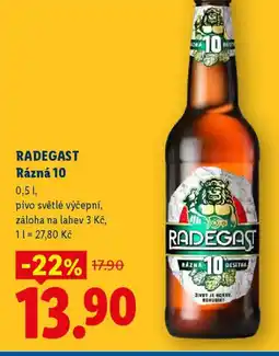 Lidl RADEGAST Rázná 10 nabídka