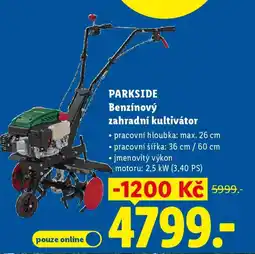 Lidl PARKSIDE Benzínový zahradní kultivátor nabídka