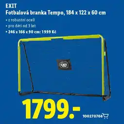 Lidl EXIT Fotbalová branka Tempo nabídka