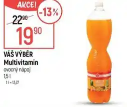 Globus VÁŠ VÝBĚR Multivitamin ovocný nápoj nabídka