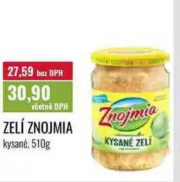 Ratio ZELÍ ZNOJMIA kysané nabídka