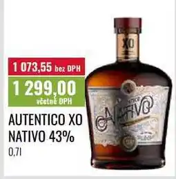 Ratio AUTENTICO XO FIVE NATIVO 43% nabídka