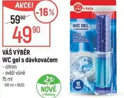 Globus VÁŠ VÝBĚR WC gel s dávkovačem nabídka