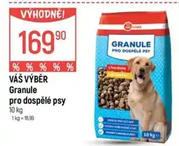 Globus VÁŠ VÝBĚR Granule pro dospělé psy nabídka