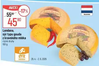 Globus Landana, sýr typu gouda z kravského mléka nabídka