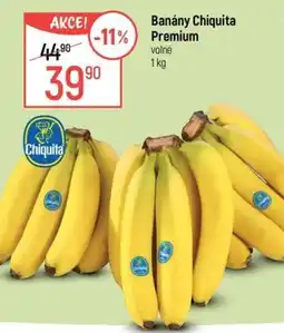 Globus Banány Chiquita Premium volné nabídka