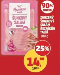 Penny Market Zauzený šunkový salam řezníkův talíř nabídka