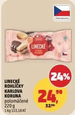 Penny Market Linecké rohlíčky karlova koruna polomáčené nabídka