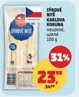 Penny Market Sýrové nitě karlova koruna nabídka
