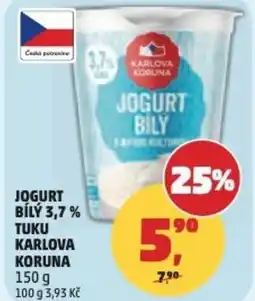 Penny Market Jogurt bílý 3,7% tuku karlova koruna nabídka