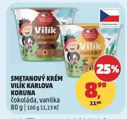 Penny Market Smetanový krém vilík karlova koruna čokoláda, vanilka nabídka