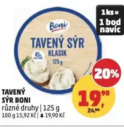 Penny Market Tavený sýr BONI nabídka