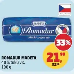 Penny Market Romadur MADETA 40% tuku vs. nabídka