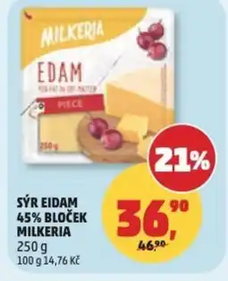Penny Market Sýr eidam 45% bloček milkeria nabídka