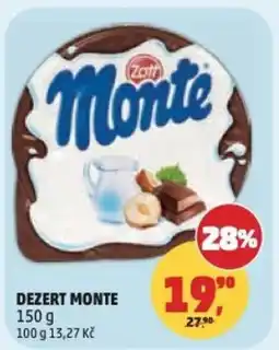 Penny Market ZOTT Dezert monte nabídka