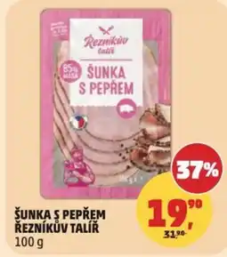 Penny Market Šunka s pepřem řezníkův talíř nabídka
