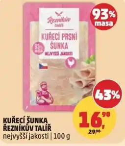 Penny Market Kuřecí šunka řezníkův talíř nabídka