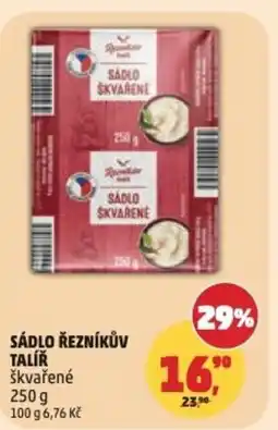 Penny Market Sádlo řezníkův talíř škvařené nabídka