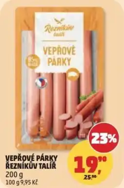 Penny Market Vepřové párky řezníkův talíř nabídka