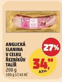 Penny Market Anglická slanina v celku řezníkův talíř nabídka