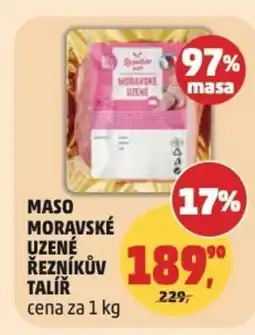 Penny Market Maso moravské uzené řezníkův talíř nabídka