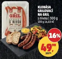 Penny Market Klobása grilovací na gril nabídka