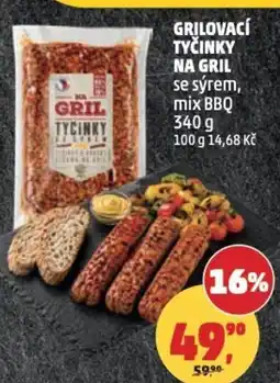 Penny Market Grilovací tyčinky na gril se sýrem, mix bbq nabídka