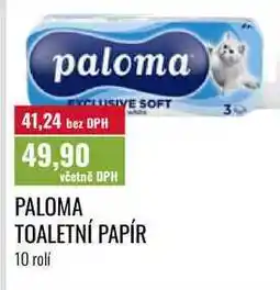 Ratio PALOMA TOALETNÍ PAPÍR 10 rolí nabídka