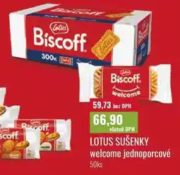 Ratio LOTUS SUŠENKY 50ks nabídka