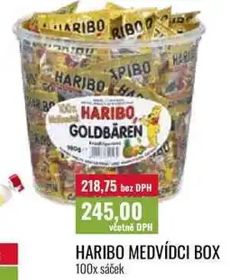 Ratio HARIBO MEDVÍDCI BOX 100x sáček nabídka
