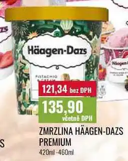Ratio ZMRZLINA HÄAGEN-DAZS PREMIUM 420ml -460ml nabídka