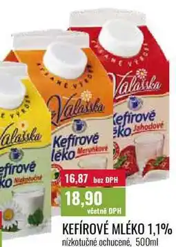 Ratio KEFÍROVÉ MLÉKO 1,1% nízkotučné ochucené nabídka