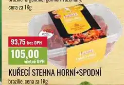 Ratio KUŘECÍ STEHNA HORNÍ+SPODNÍ cena za 1kg nabídka