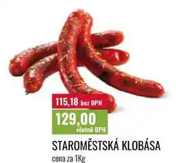 Ratio STAROMĚSTSKÁ KLOBÁSA cena za nabídka