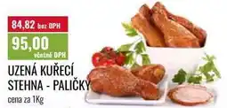 Ratio UZENÁ KUŘECÍ STEHNA - PALIČKY cena za nabídka