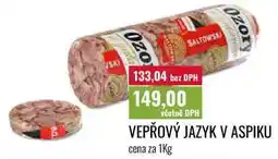 Ratio VEPŘOVÝ JAZYK V ASPIKU cena za nabídka