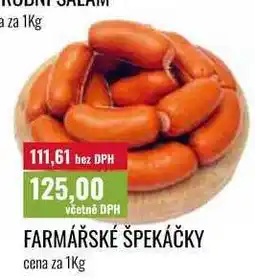 Ratio FARMÁŘSKÉ ŠPEKÁČKY cena za nabídka
