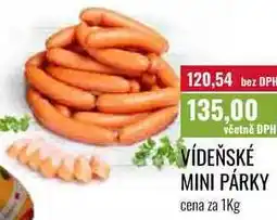 Ratio VÍDEŇSKÉ MINI PÁRKY cena za nabídka