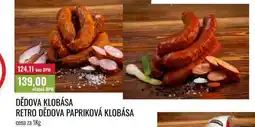 Ratio DĚDOVA KLOBÁSA RETRO DĚDOVA PAPRIKOVÁ KLOBÁSA cena za nabídka